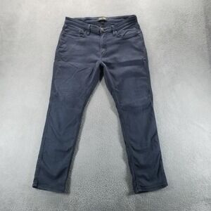 DU/ER Jeans Mens 34x30 Blue N2X Relaxed Tapered Mid Rise Stretch